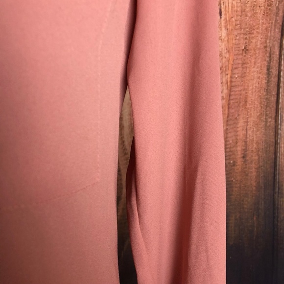 Express Portifino Long Sleeve Button Down Blouse - Picture 4 of 6